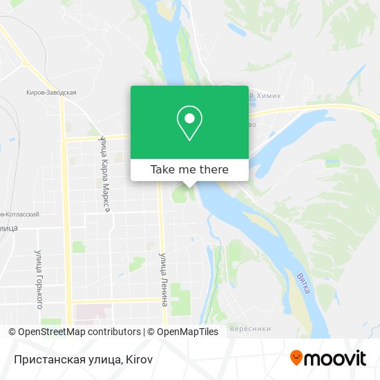 Пристанская улица map