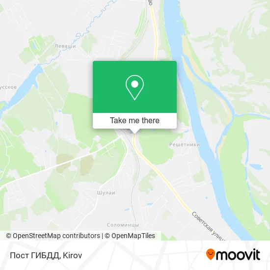 Пост ГИБДД map