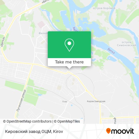 Кировский завод ОЦМ map