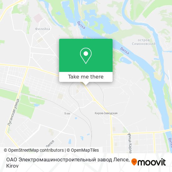 ОАО Электромашиностроительный завод  Лепсе map