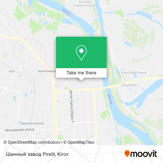 Шинный завод Pirelli map