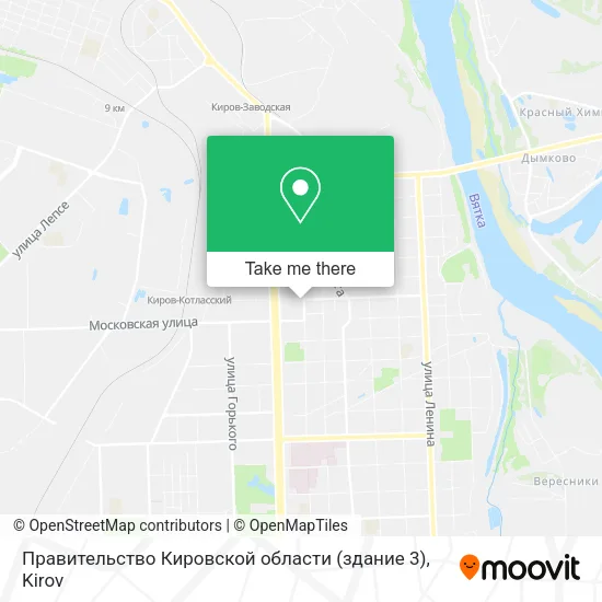 Правительство Кировской области (здание 3) map