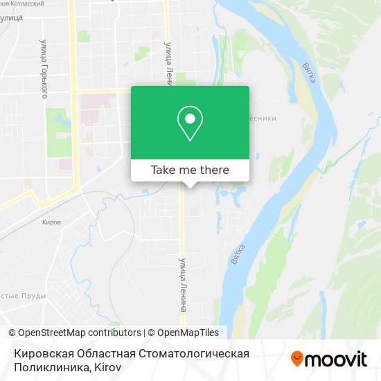 Кировская Областная Стоматологическая Поликлиника map