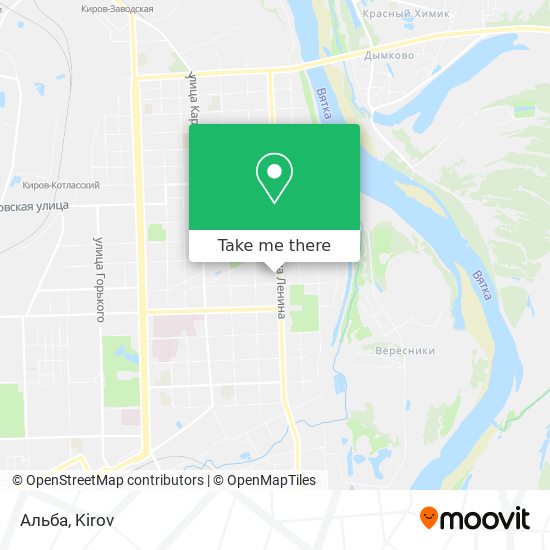 Альба map