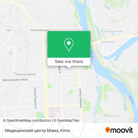 Медицинский центр  Мама map