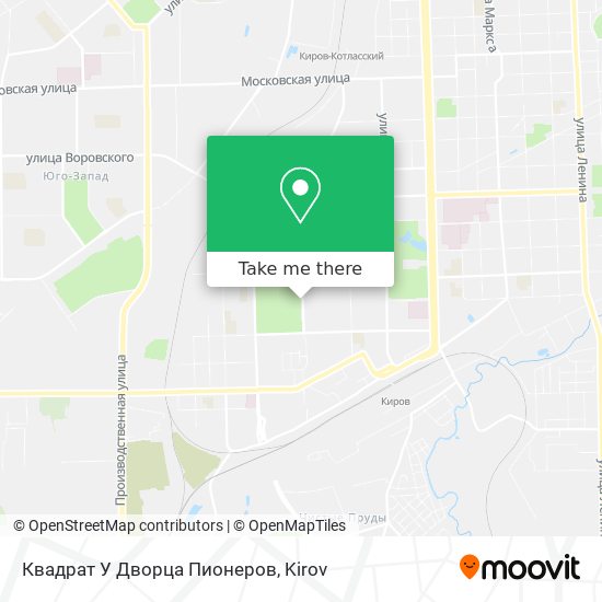 Квадрат У Дворца Пионеров map