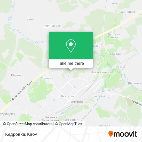 Кедровка map