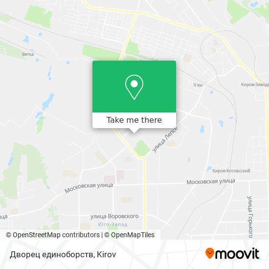 Дворец единоборств map