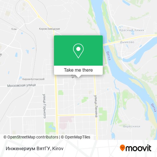 Инженериум ВятГУ map