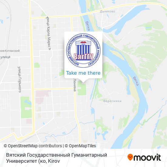 Вятский Государственный Гуманитарный Университет map