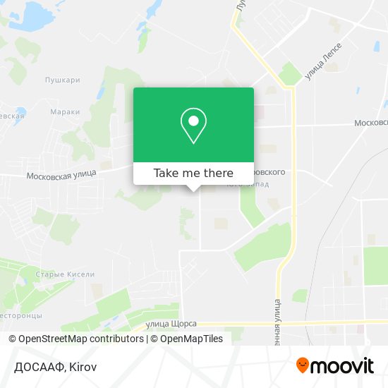 ДОСААФ map