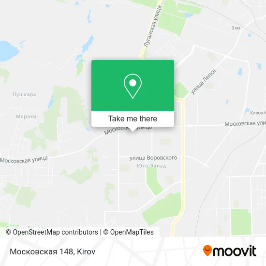 Московская 148 map