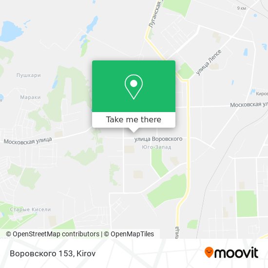 Воровского 153 map