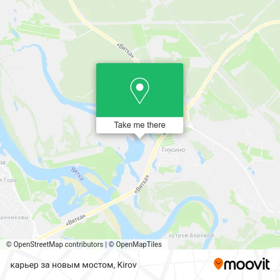 карьер за новым мостом map