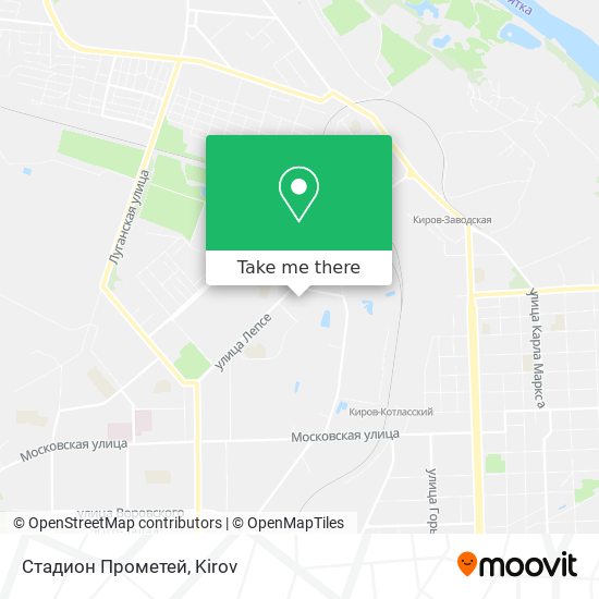 Стадион Прометей map