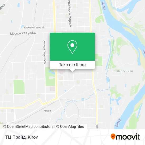 ТЦ  Прайд map