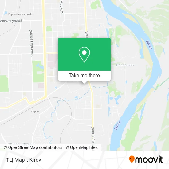 ТЦ  Март map