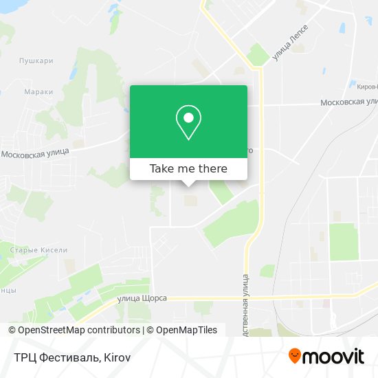 ТРЦ  Фестиваль map