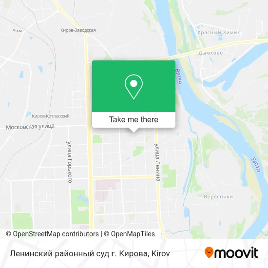 Ленинский районный суд г. Кирова map