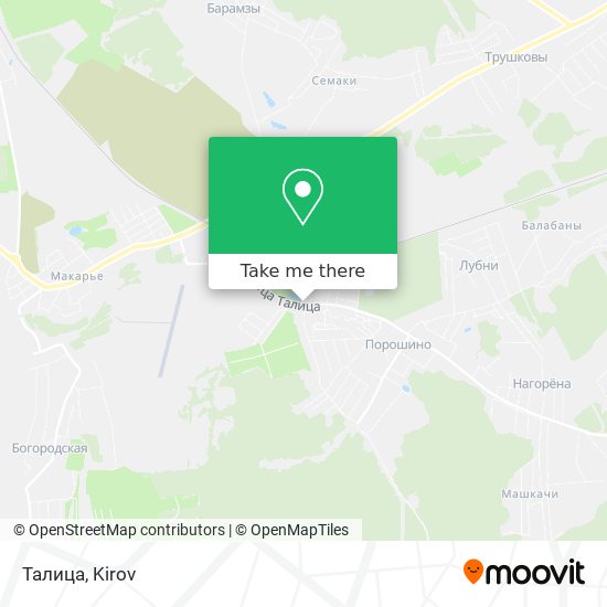 Талица map