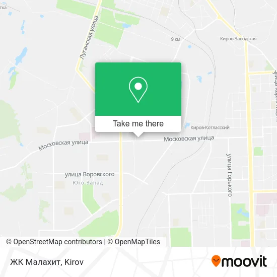 ЖК  Малахит map