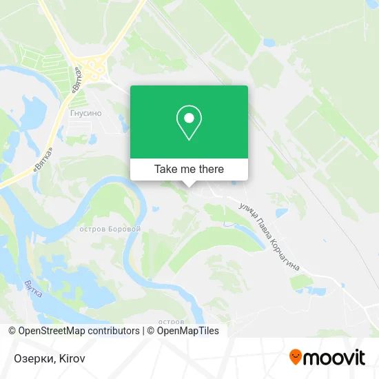 Озерки map