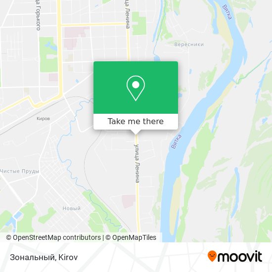 Зональный map