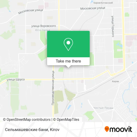 Сельмашевские бани map