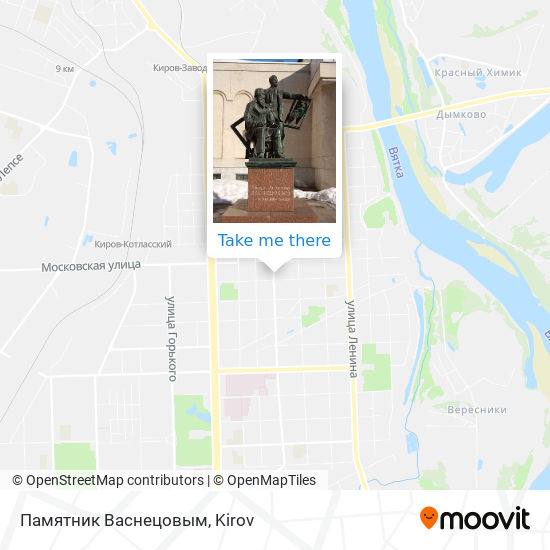 Памятник Васнецовым map