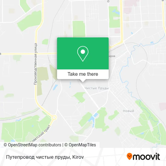 Путепровод  чистые пруды map