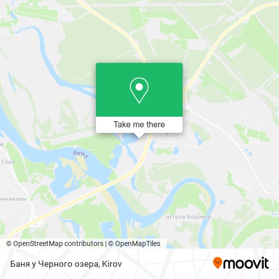 Баня у Черного озера map