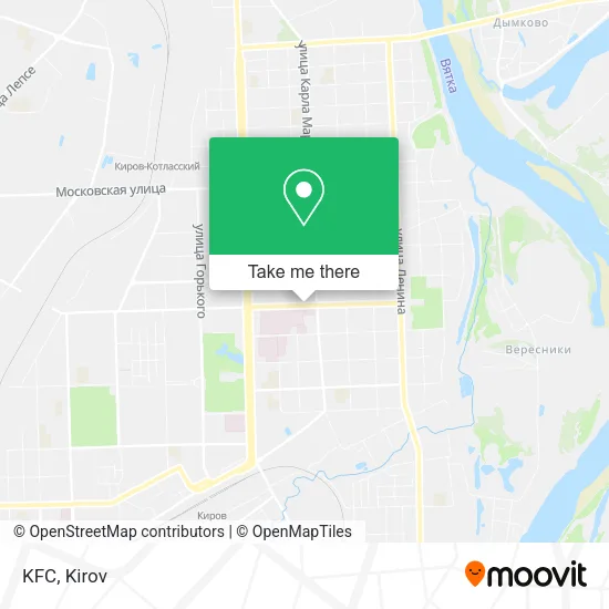 KFC map