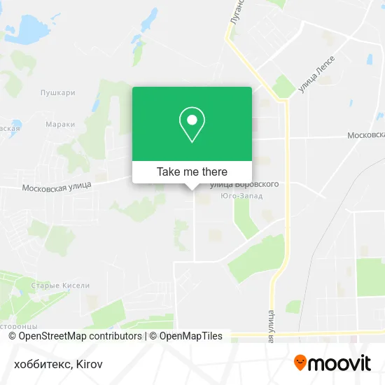 хоббитекс map