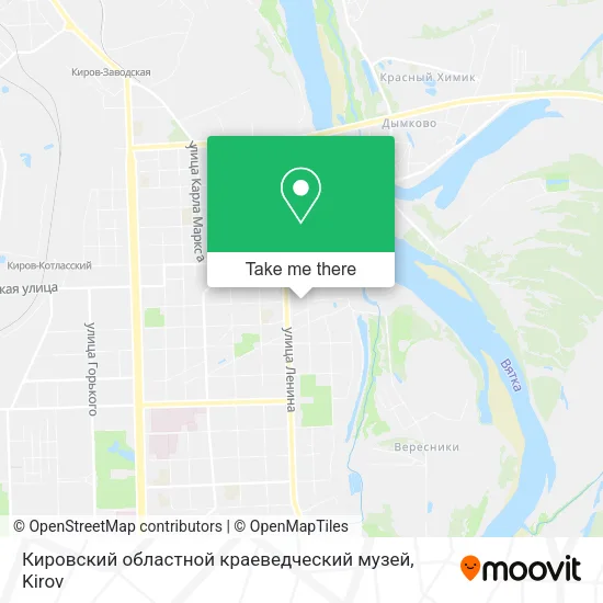 Кировский областной краеведческий музей map