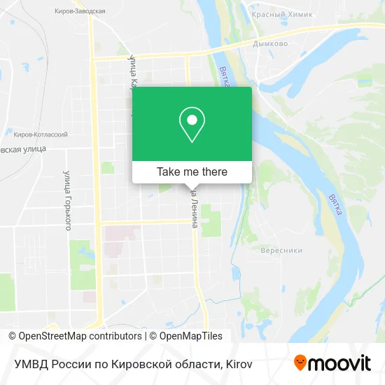 УМВД России по Кировской области map