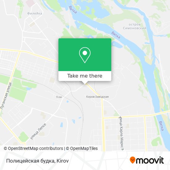 Полицейская будка map