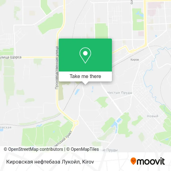 Кировская нефтебаза  Лукойл map