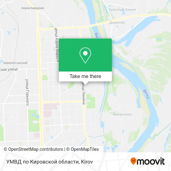 УМВД по Кировской области map