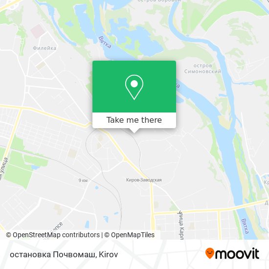 остановка  Почвомаш map