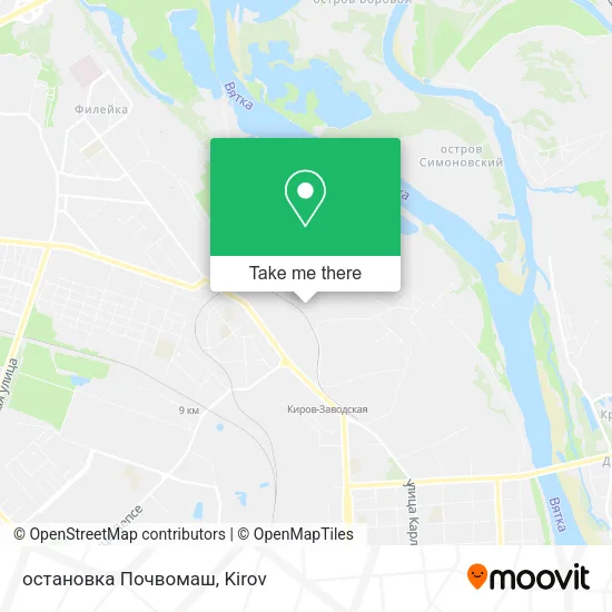 остановка  Почвомаш map
