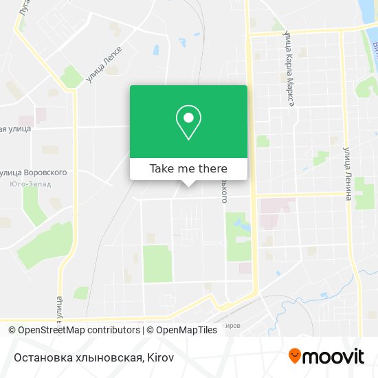 Остановка хлыновская map