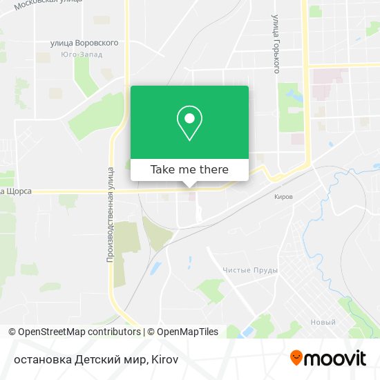 остановка Детский мир map