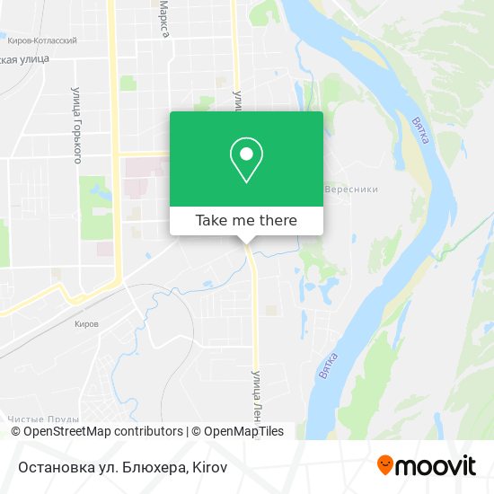 Остановка  ул. Блюхера map