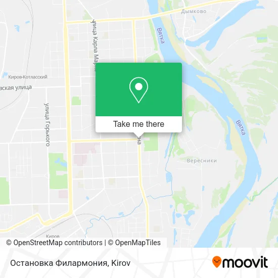 Остановка  Филармония map