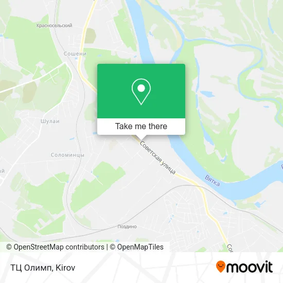 ТЦ  Олимп map