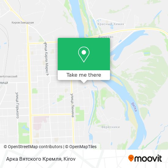 Арка Вятского Кремля map