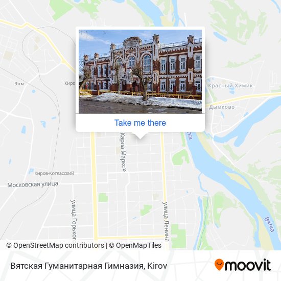 Вятская Гуманитарная Гимназия map