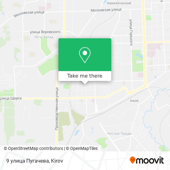 9 улица Пугачева map