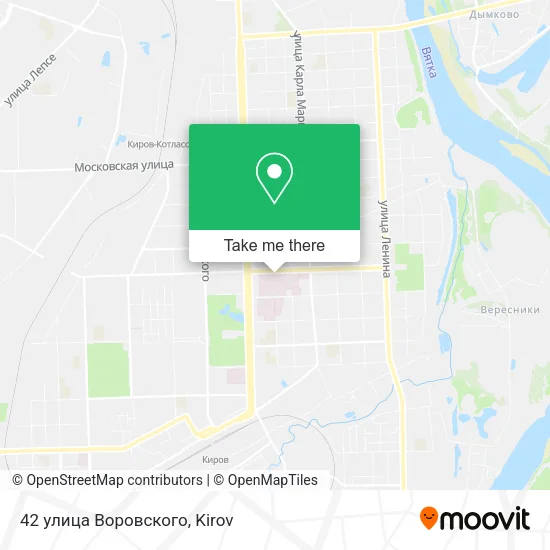 42 улица Воровского map