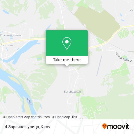 4 Заречная улица map